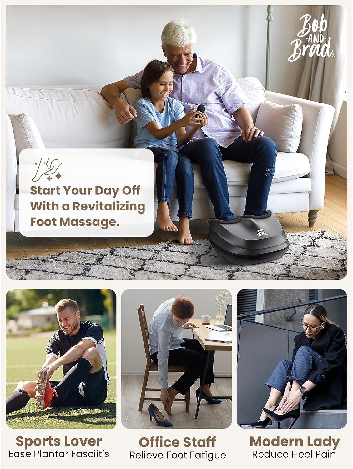 BOB AND BRAD Foot Massager Machine