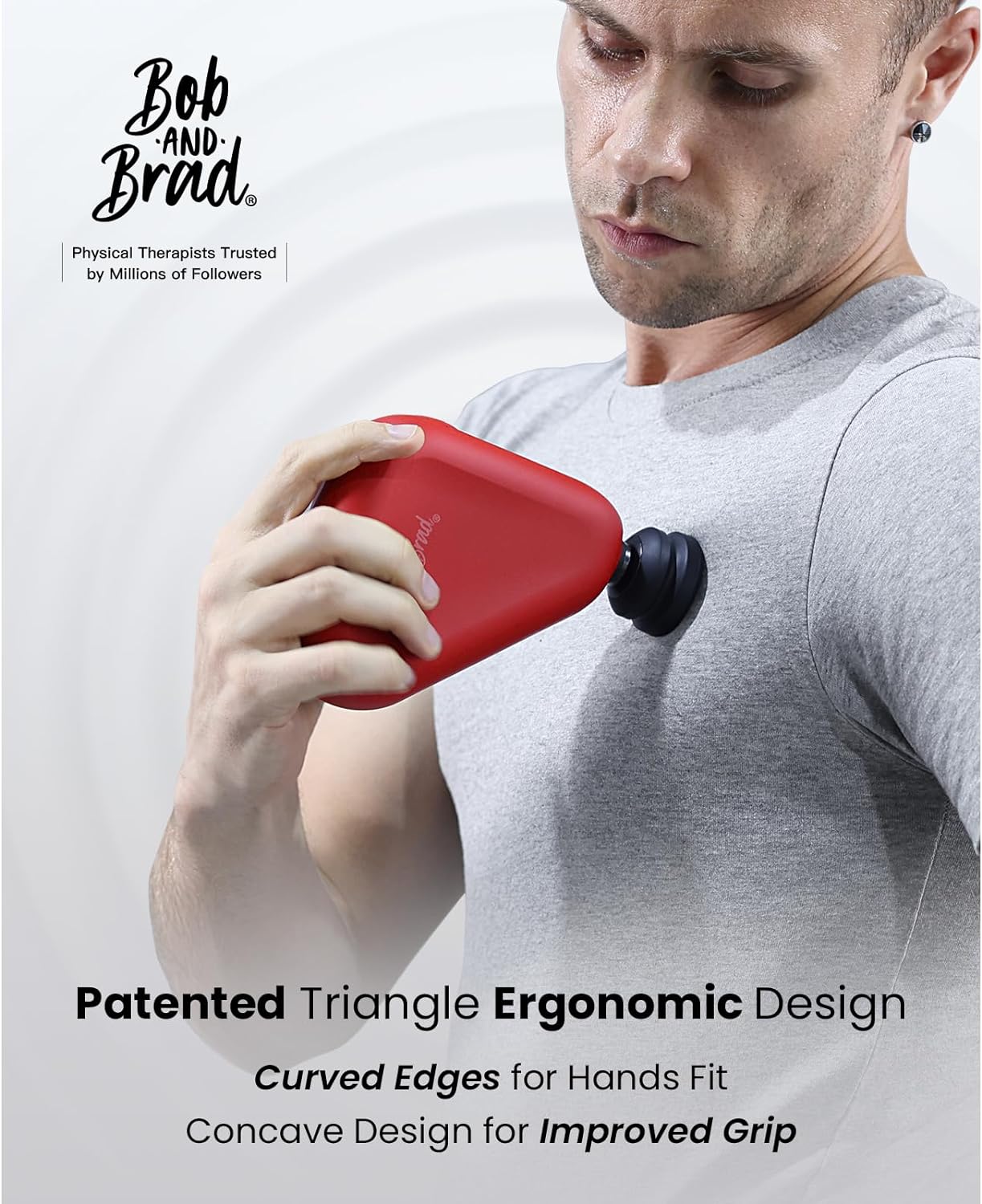 BOB AND BRAD Air 2 Massage Gun-Red