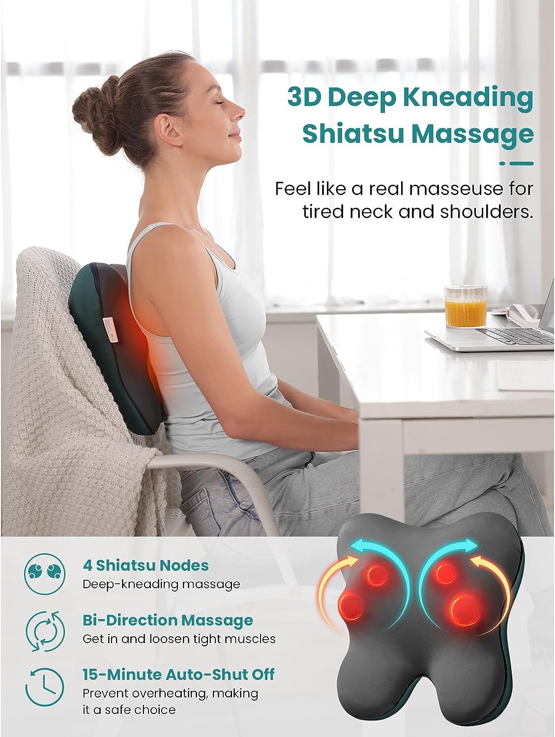 BOB AND BRAD Back Massager with Heat
