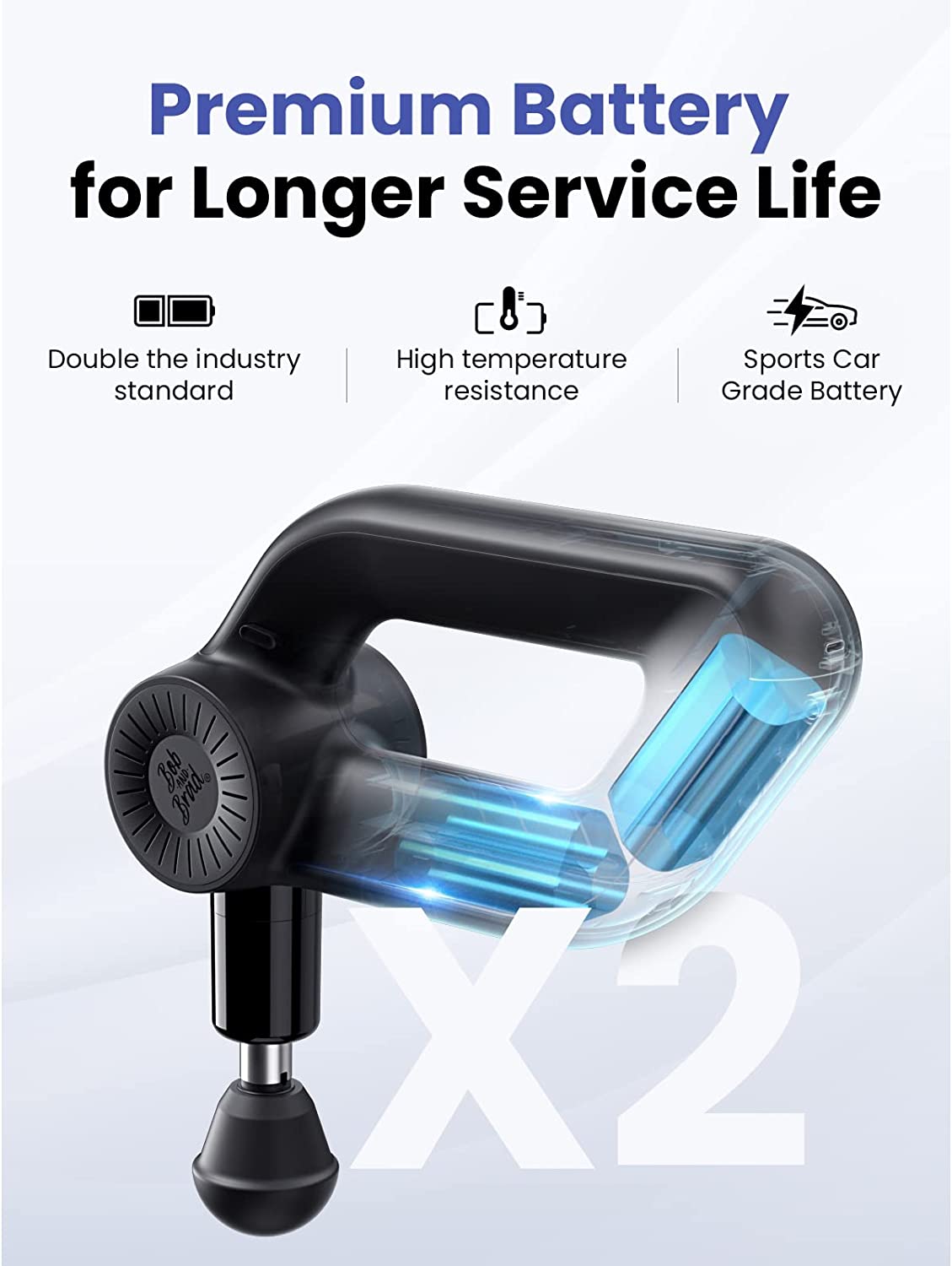 BOB AND BRAD D6 Pro Massage Gun