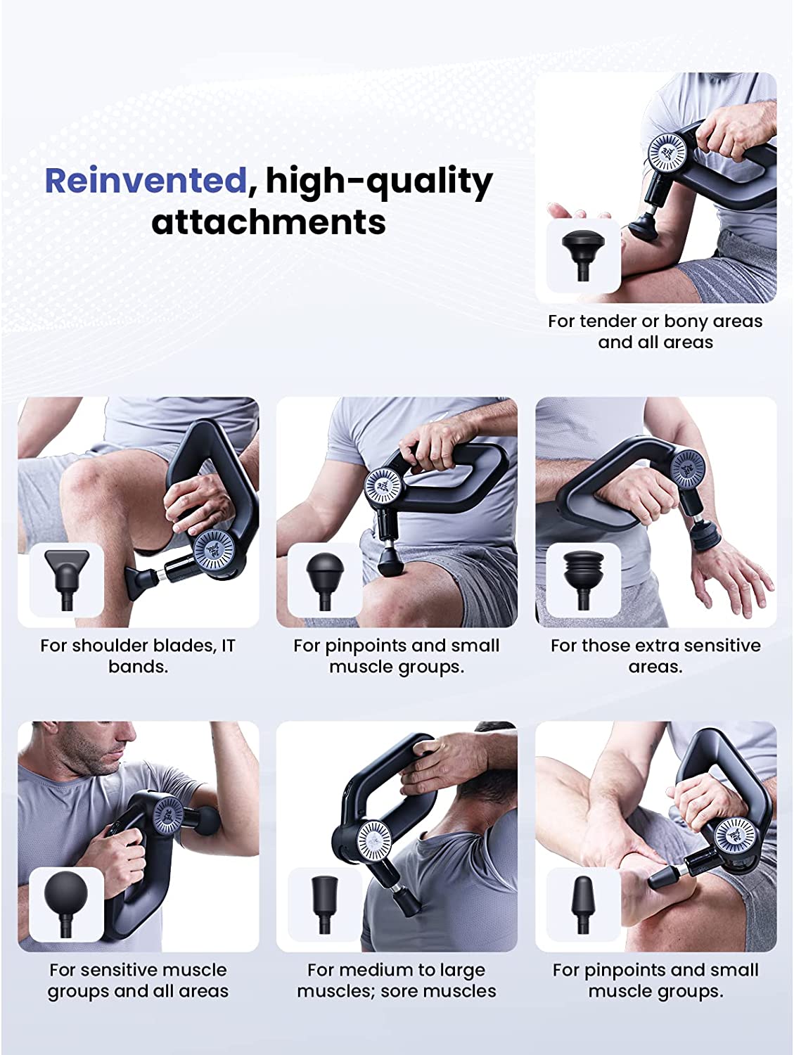 BOB AND BRAD D6 Pro Massage Gun
