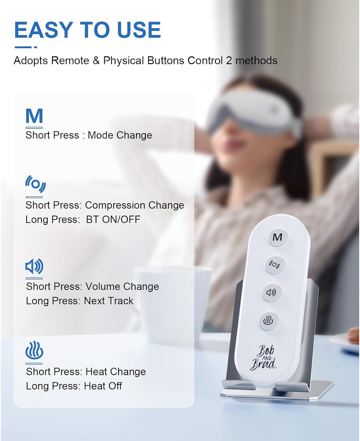 BOB AND BRAD Eye Massager with Remote