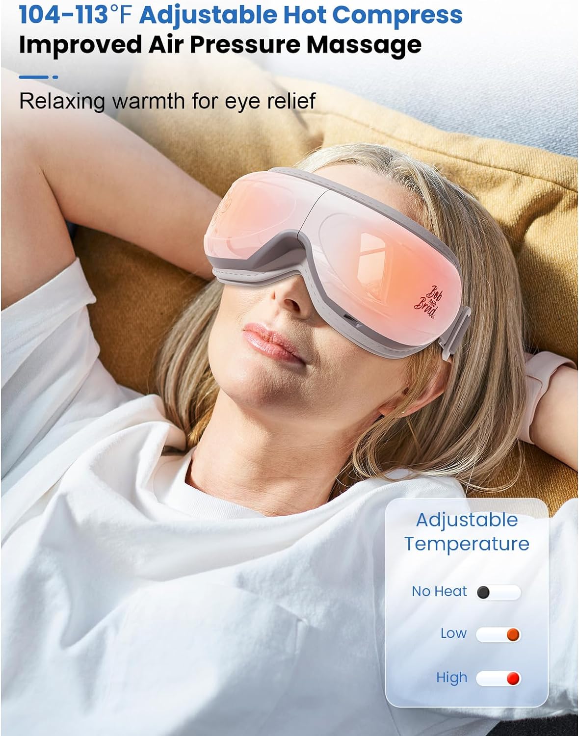 BOB AND BRAD Eye Massager with Remote