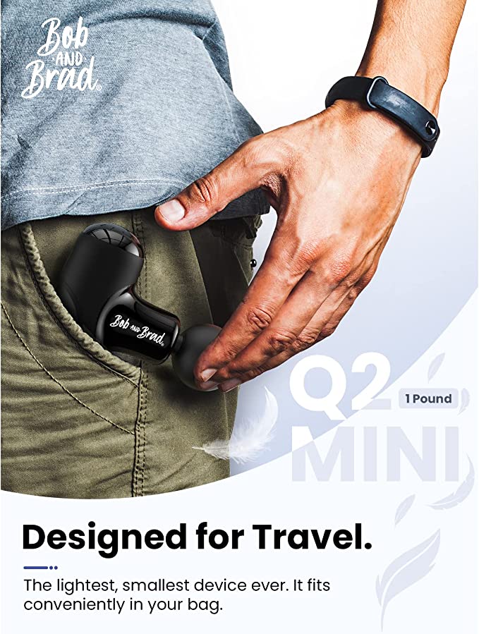 BOB AND BRAD Q2 Mini Massage Gun-Black