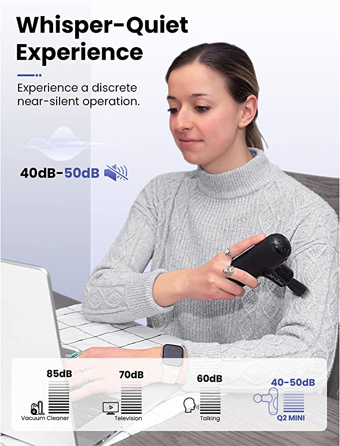 BOB AND BRAD Q2 Mini Massage Gun-Black