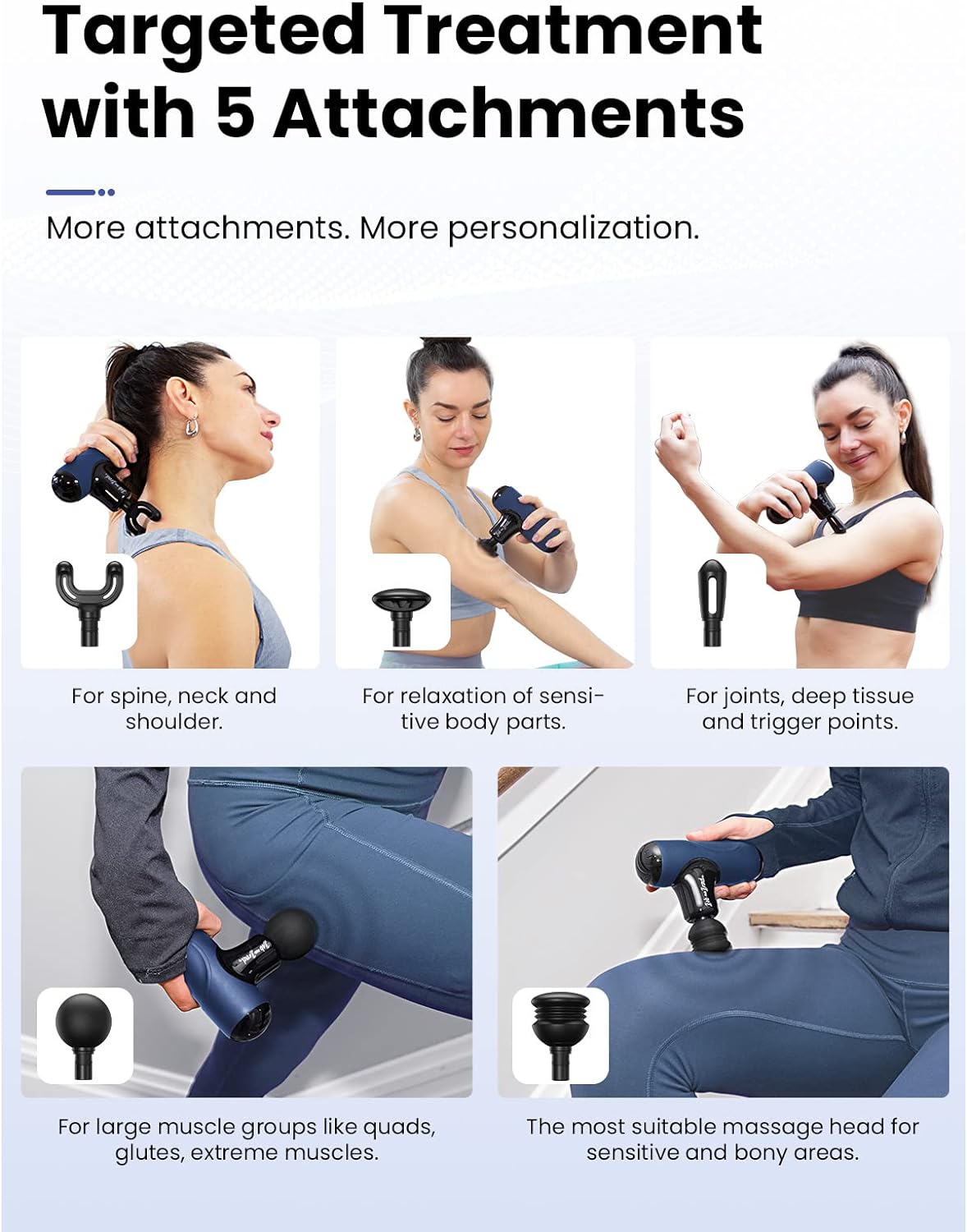 BOB AND BRAD Q2 Mini Massage Gun-Blue