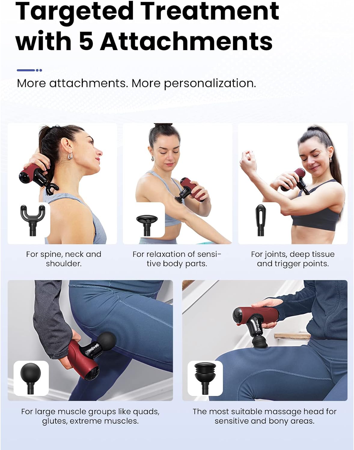 BOB AND BRAD Q2 Mini Massage Gun-Red